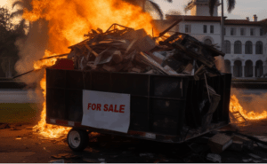 Dumpster Fire Adjacent to Mar-a-Lago Valued at $69M