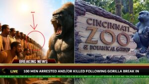 BREAKING: 100 Men Arrested For Attacking Zoo Gorilla