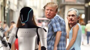 Trump Denies Plan To Fire Powell, Tesla’s New ‘Fed-Bot’ “Just For Decoration”