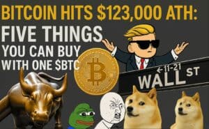 Bitcoin Hits $123,000 ATH: Five Things You Can Buy With One $BTC