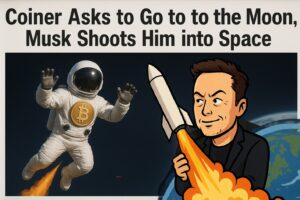 Coiner Asks To Go To The Moon, Musk Shoots Him Into Space