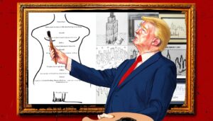 Trump Denies Drawing Picture For Epstein, “But Whoever Did Is Pretty Talented”