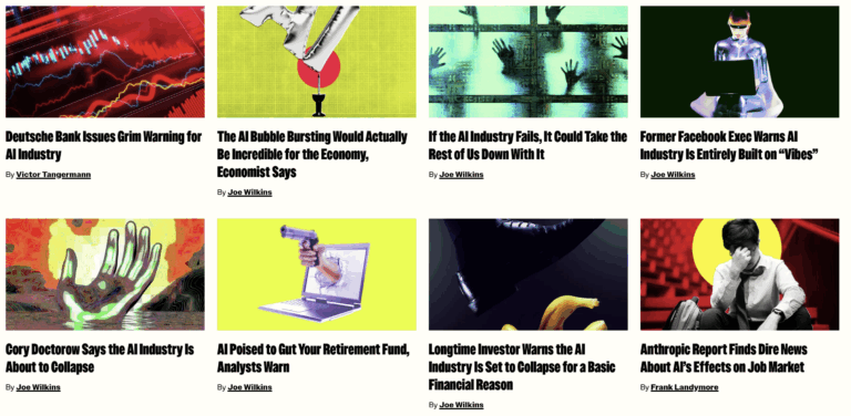 Literally Everyone Is Saying The AI Bubble Is About To Burst And Here’s Why