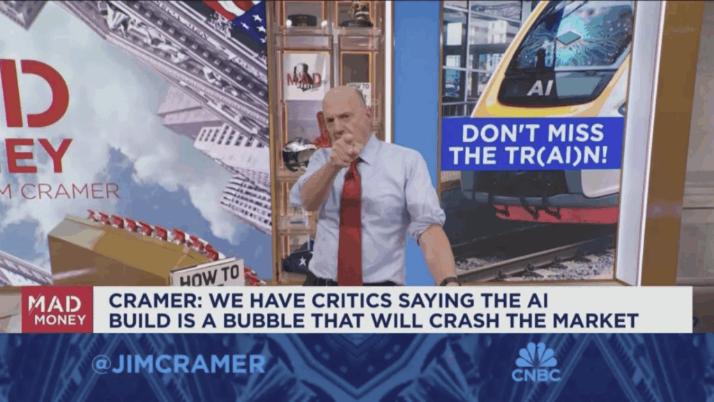 Cramer Says There’s No AI Bubble: We’re All Doomed