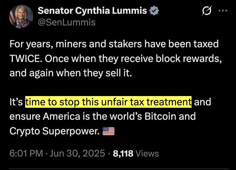 Crypto tweet lummis