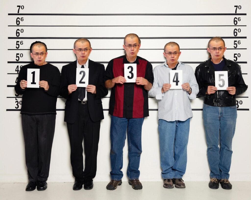 Changpeng Zhao police lineup