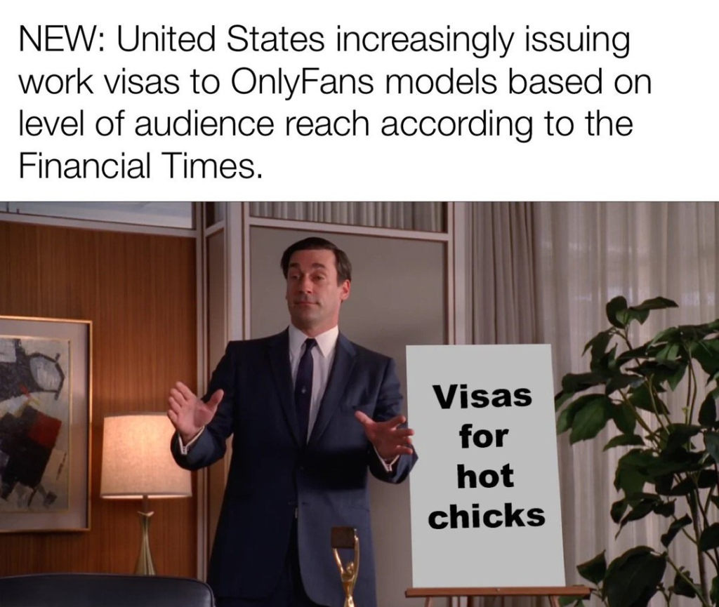 Visa OF meme