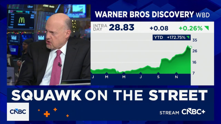 Jim Cramer Praises Warner Bros, Netflix Now Rethinking Their Deal