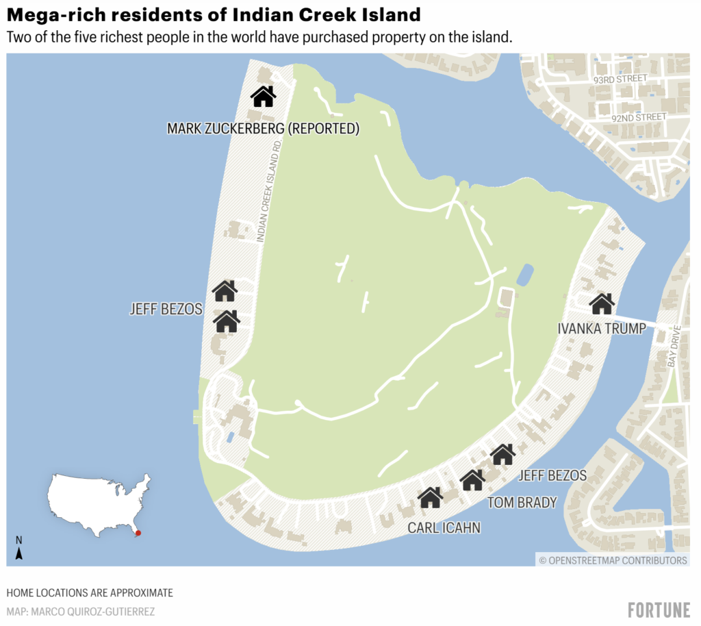 Miami billionaire bunker map