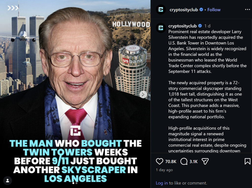 Silverstein INsta post