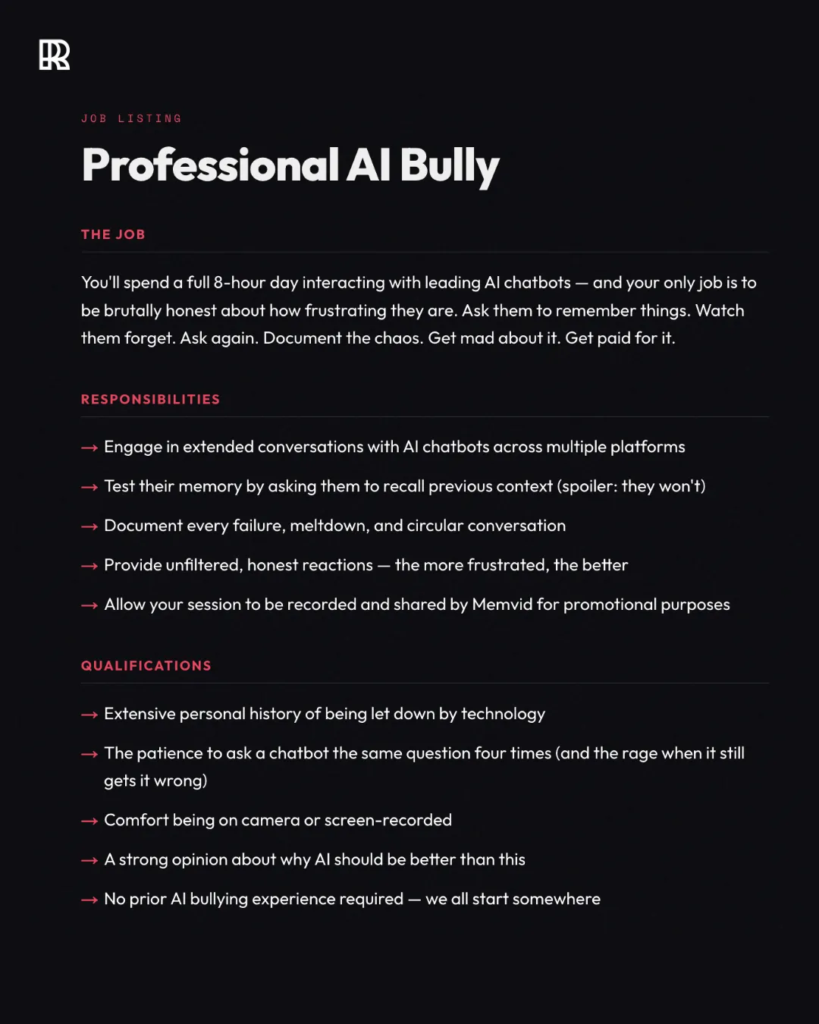 ai bully job description