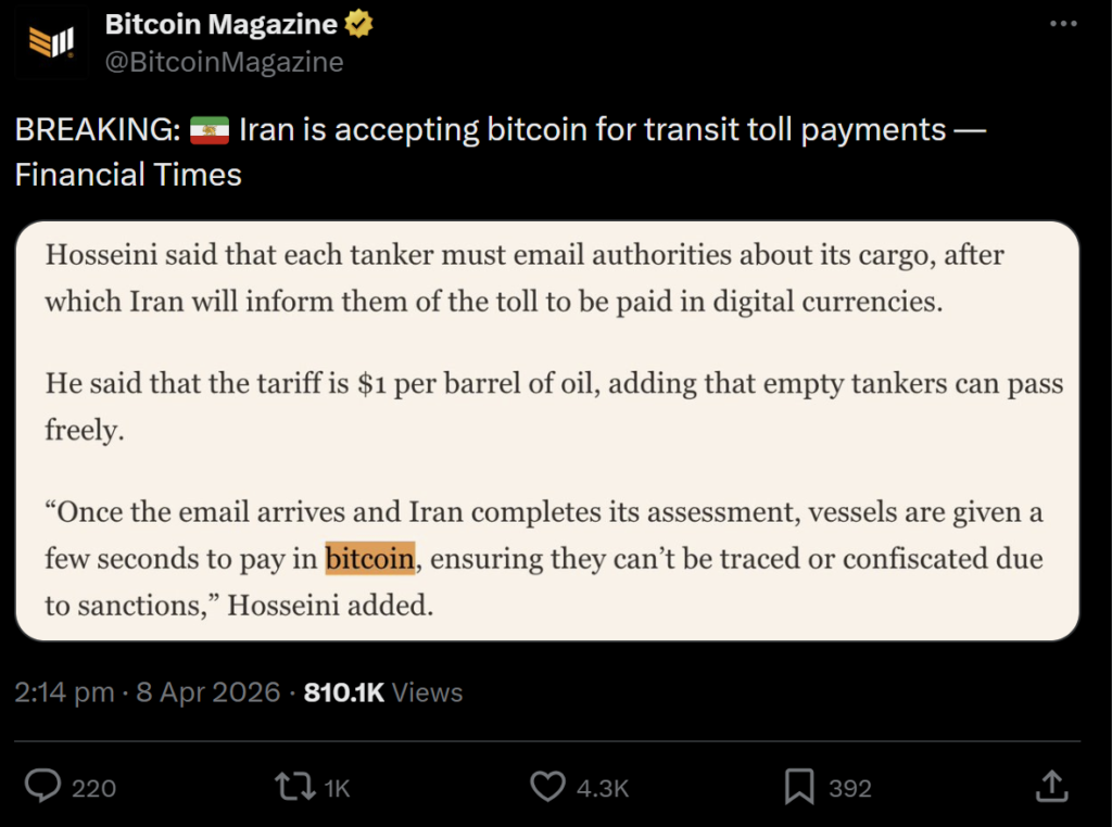 bitcoin tweet