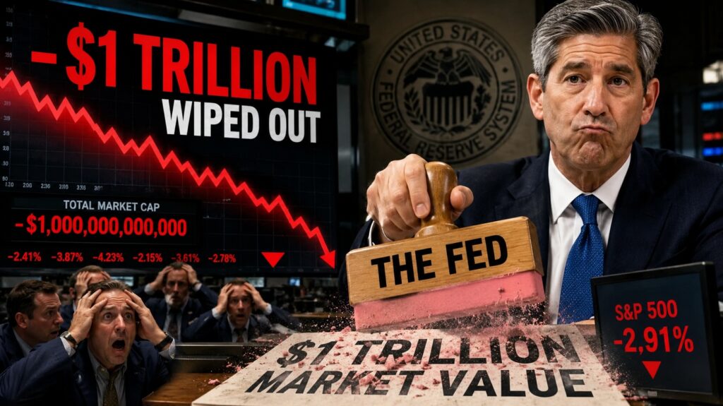 Whoopsie! The Fed Just Accidentally Wiped $1 Trillion From The Stock Market